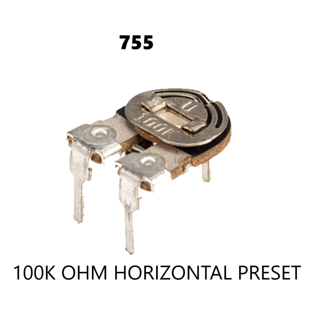 100 K OHM HORIZONTAL PRESET