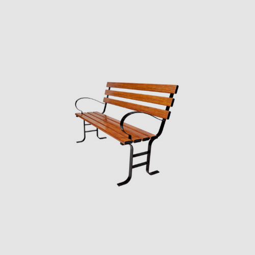 Bmf 22B Frp Garden Bench - Color: Black & Brown