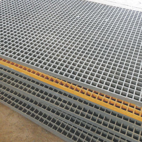 Industrial Fiberglass Molded Gratings - Color: Grey