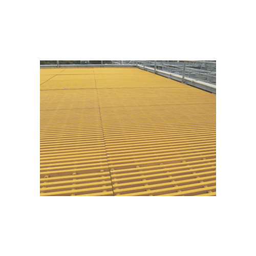 Yellow Frp Pultruded Grating - Shape: Rectangle