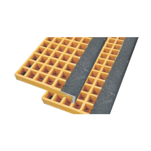 Fiberglass Step Treads Grating - Color: Yellow ( Base)