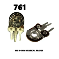 100 K Ohm Vertical Preset - Plastic Material, 100k Resistance Value | Optimized For High Performance With Large Datasets, Flexible Configuration