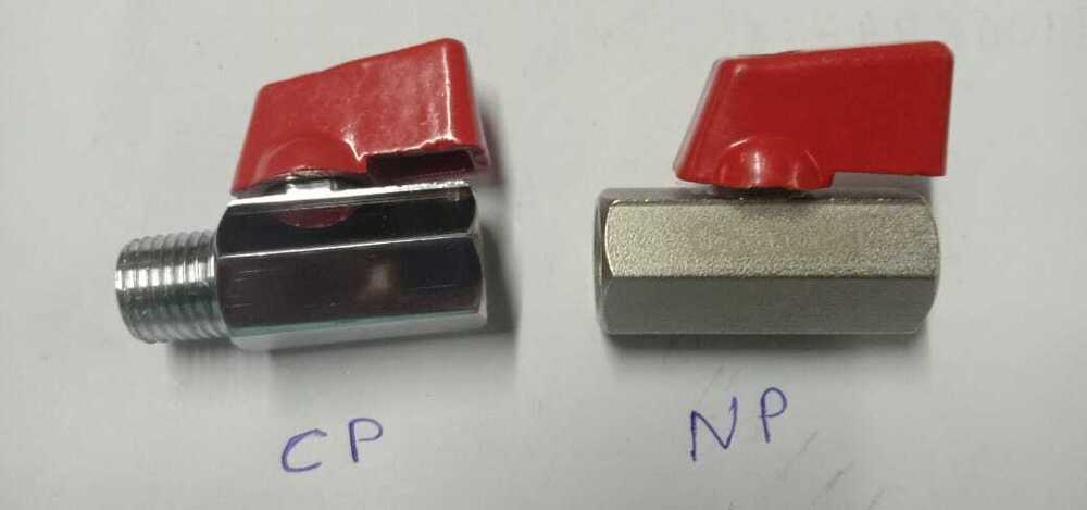 Silver Brass Mini Ball Valves
