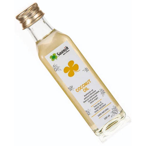 Cold Pressed Coconut Oil - 100ml | Common Cultivation, 12 Months Shelf Life, Ideal for Cooking