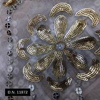 Daman Sequins Georgette Fabric for Lehenga, Anarkali, Gown & Saree