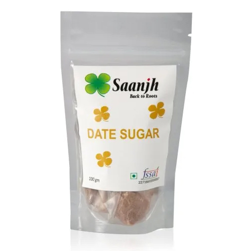 100gm Date Sugar - 100g Size, Glutinous Dried Confection | Common Cultivation, 12 Months Shelf Life