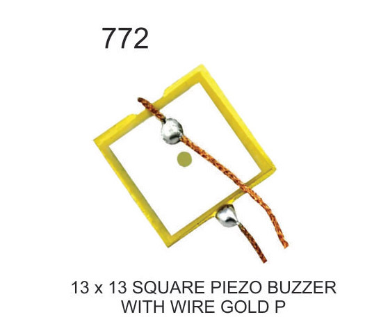 13x13 SQUARE PIEZO BUZZER