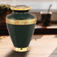 Milano Brass Adult Cremation Urn for Ashes