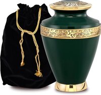 Milano Brass Adult Cremation Urn for Ashes