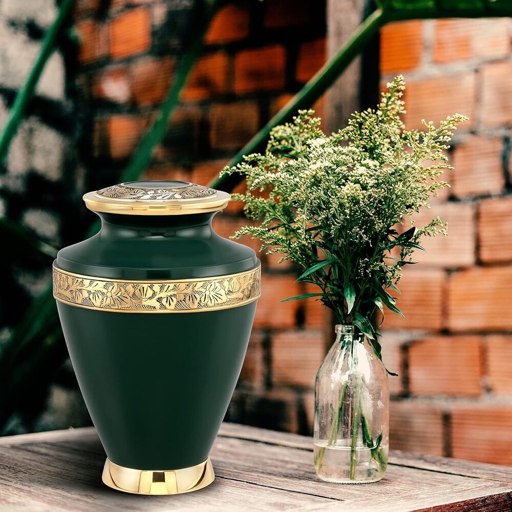 Milano Brass Adult Cremation Urn for Ashes
