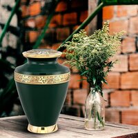 Milano Brass Adult Cremation Urn for Ashes