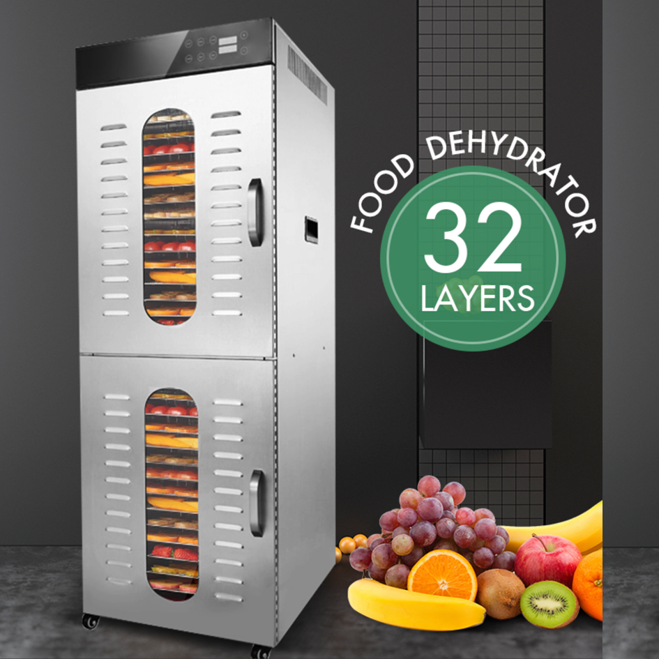 304SS Digital Control Dehydrator Machine For Food Meat Fruits And Vegetables