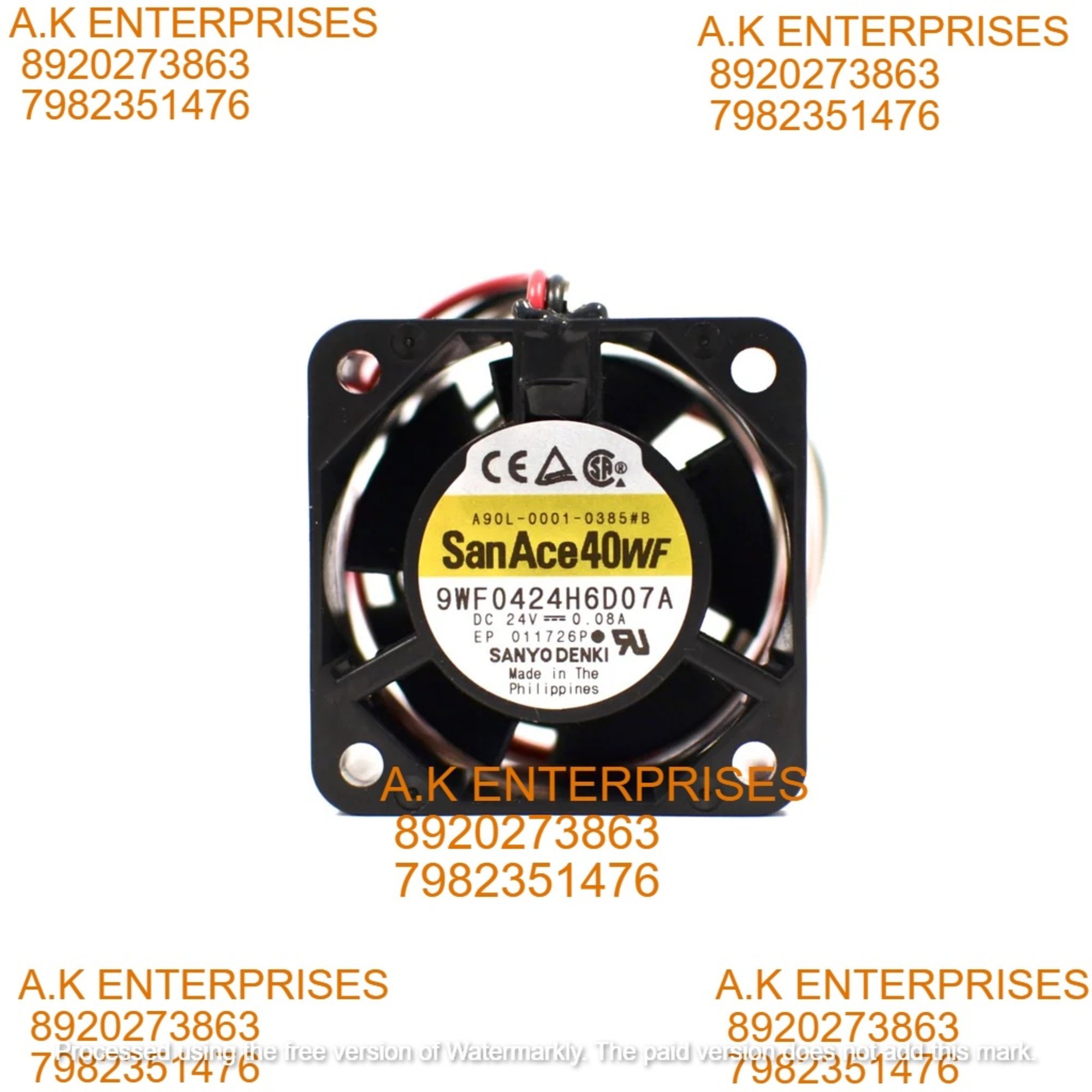 SANACE FAN 9WF0424H6D07A DC24V SanAce Cooling Fan 9WF0424H6D07A