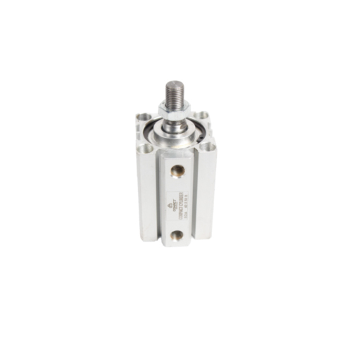 SS Compact Cylinder - Aluminum, Different Sizes Available | Sealed for Dust Protection, Versatile Industrial Use with Rod