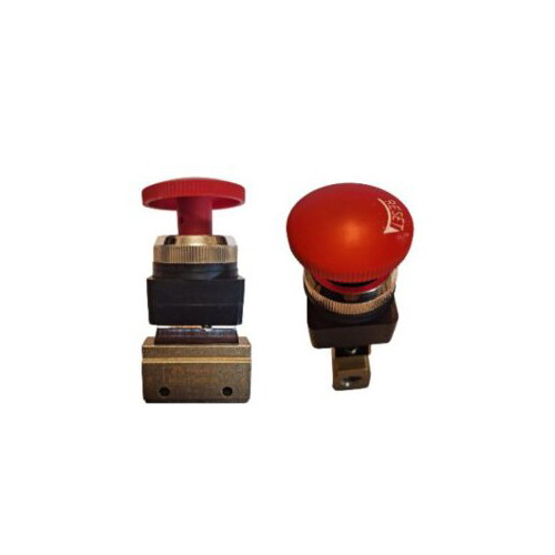 Mushroom Push Button Valve - Material: Stainless Steel