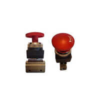 Mushroom Push Button Valve - Material: Stainless Steel