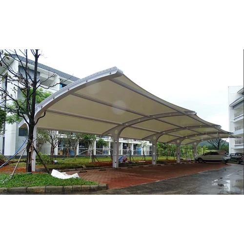 Tunnel Car Parking Tensile Structure