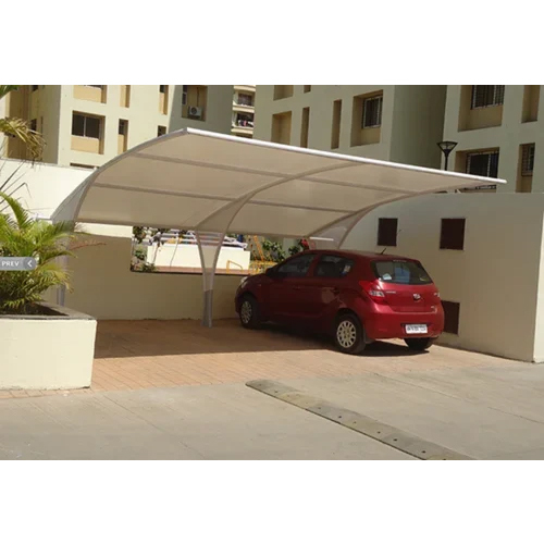 Pyramid Car Parking Tensile Structure