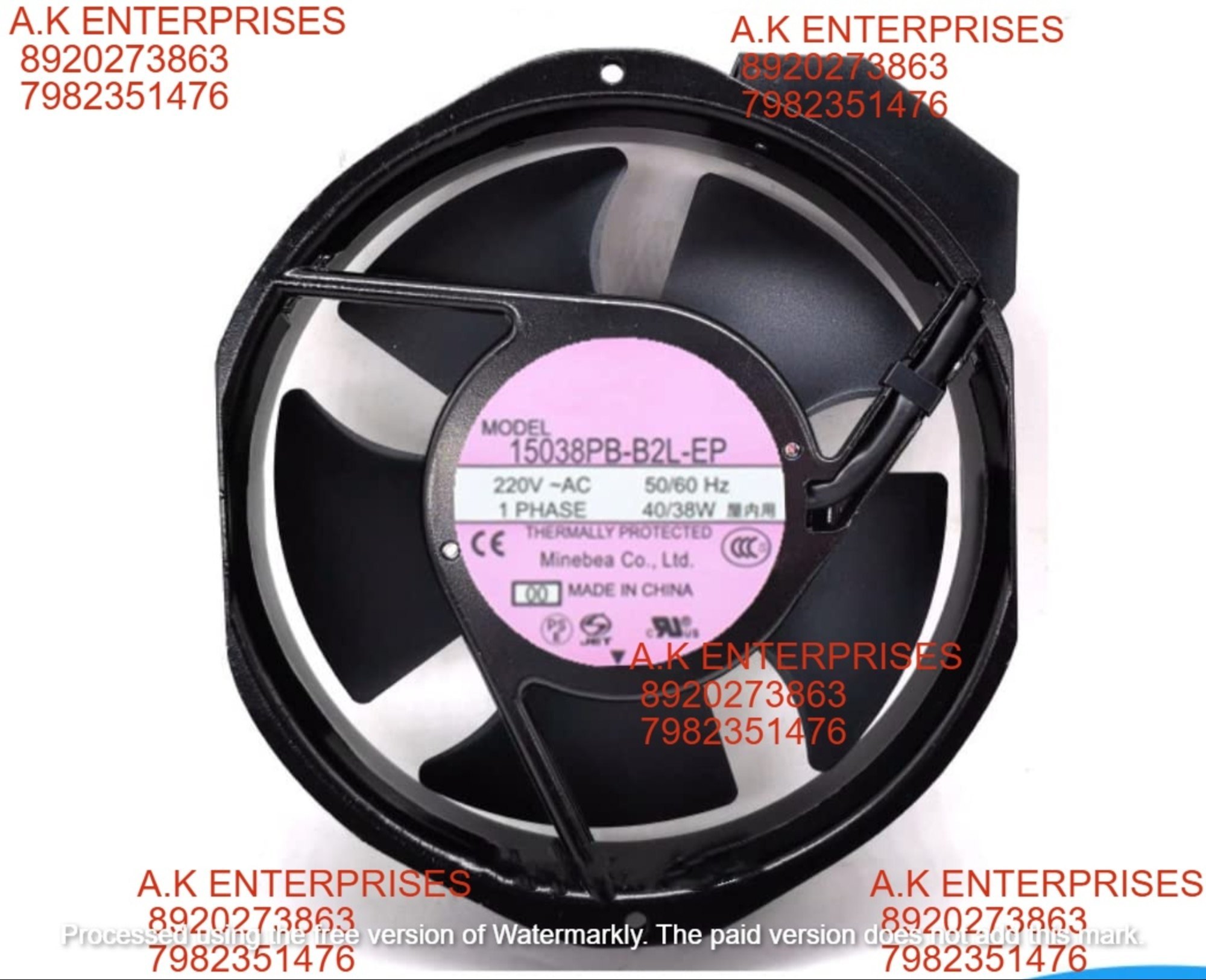 NMB MAT FAN 15038PB-B2L-EP 220V 38/40W 172X150X38MM Cooling Fan