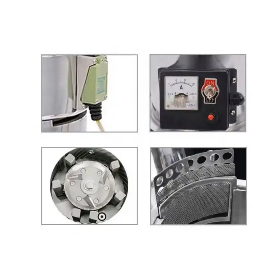 3HP Air Cool Spices Dehydrated Vegetable Grinding Hammer Mill Machine