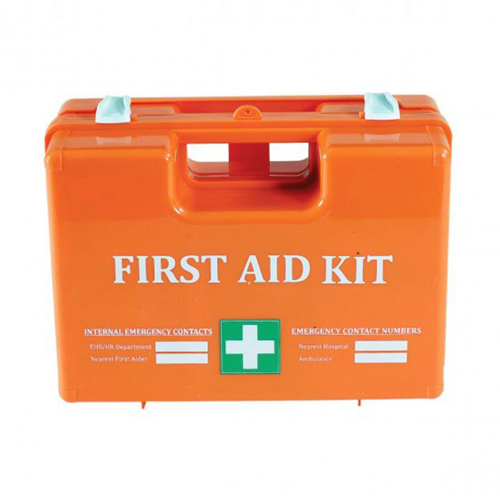 First Aid Kit Box - Color: Orange