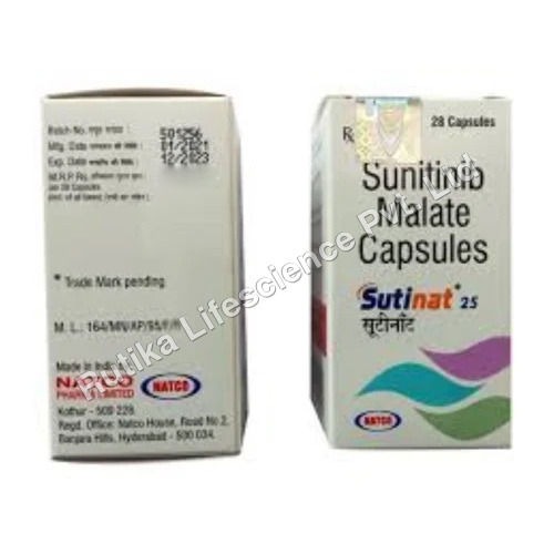 25Mg Sunitinib Malate Capsules - Drug Type: General Medicines