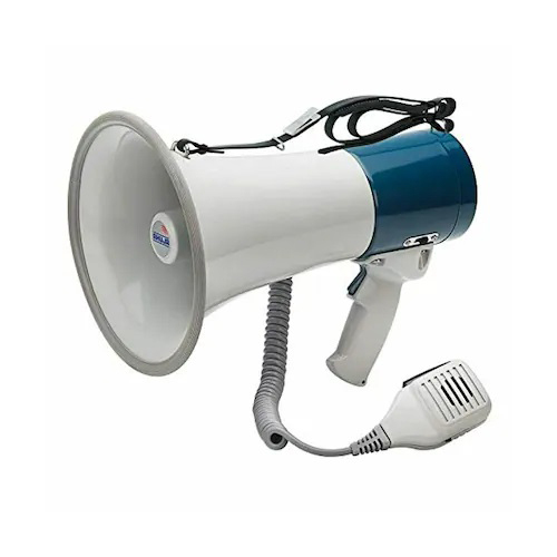 Wireless Megaphone Speaker - Color: White