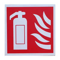 Fire Extinguisher Sign - Body Material: Pvc