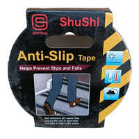 PVC Black Yellow Safety Tape - 3 Inch Width, 20 Meter Length | High-Quality PVC, Ideal for Marking Hazardous Areas, Warranty Included