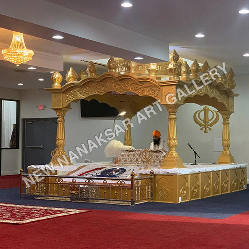 Sikh Temple Fiberglass - Color: Golden