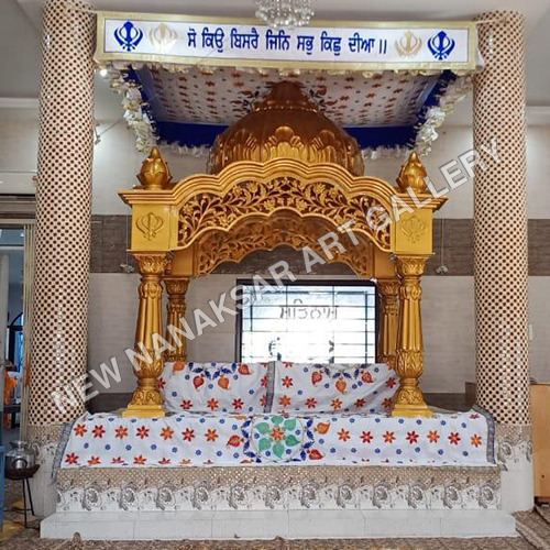 Fiberglass Palki for Gurudwara