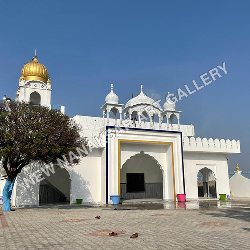 Fiberglass Dome and Palki Sahib - Fiberglass Material, Multiple Sizes Available | Polished Surface, Religious Application