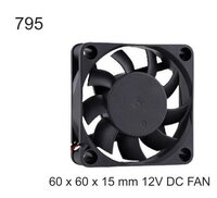 60x60x15 Mm 12v Dc Fan - Application: Electronics Enclosure