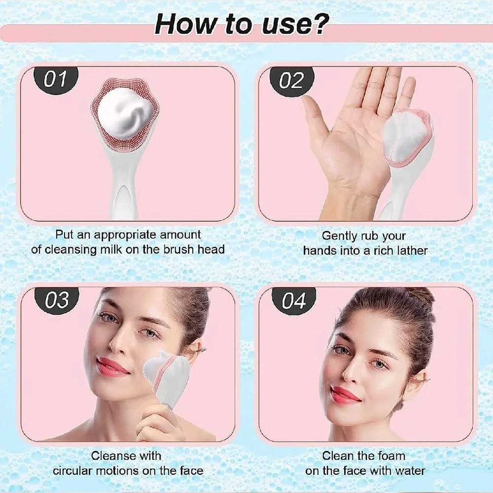 Silicone Face Scrubber Brush