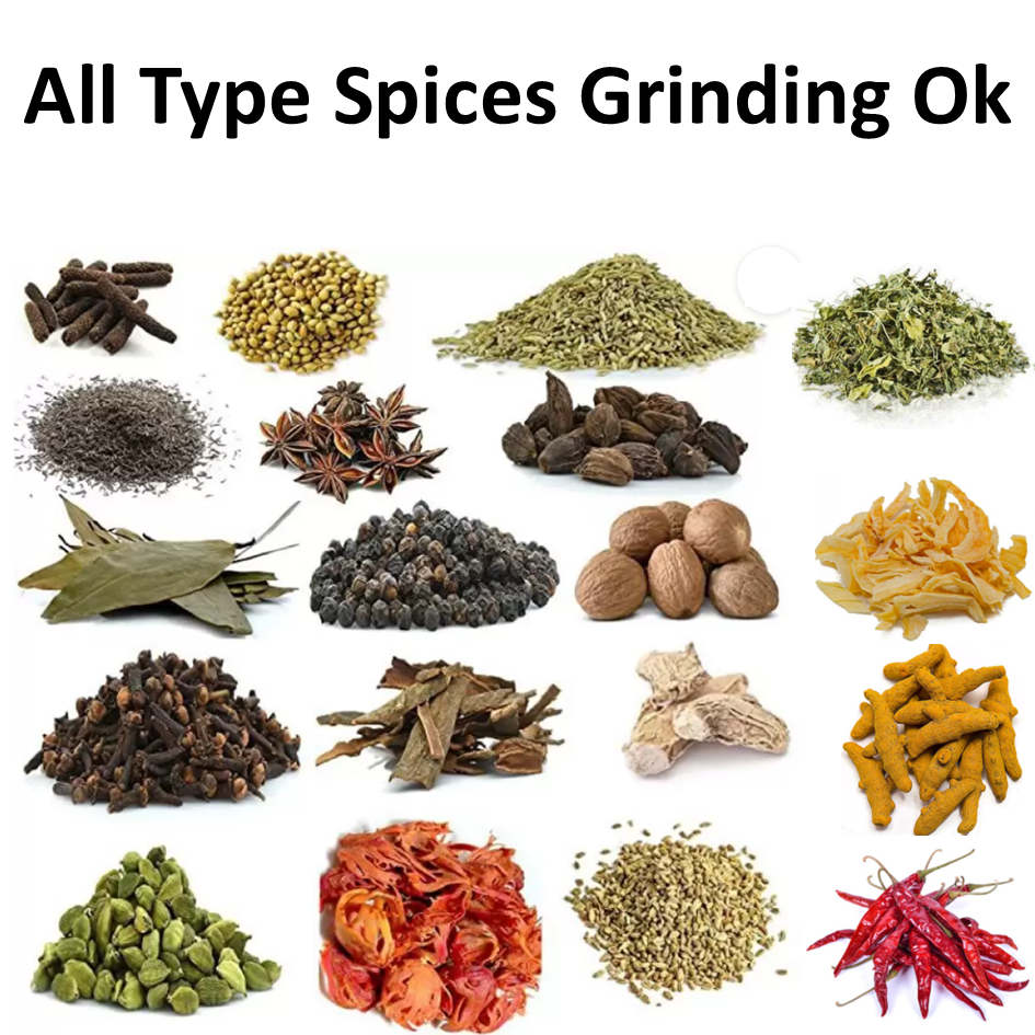 5 HP SS304 Single Phase Masala Grinding Hammer Mill Machine