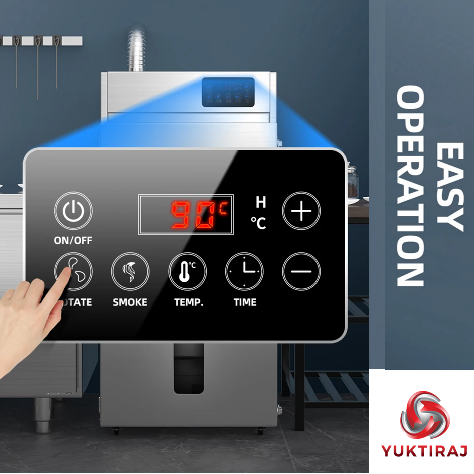 304ss Digital Electric Smoker Commercial Meat Fish Dehydrator Dryer Machine - Capacity: 200 Kg/day