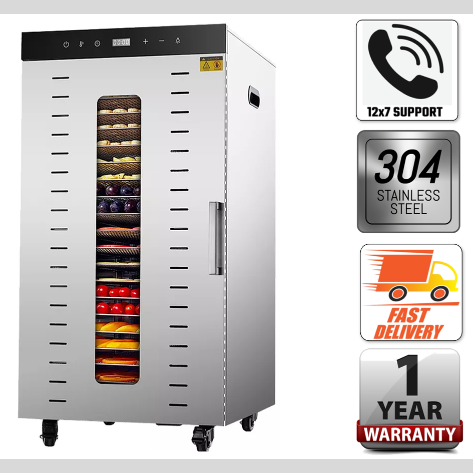 304SS Digital Control Food Vegetable Fruit Dehydrator Machine