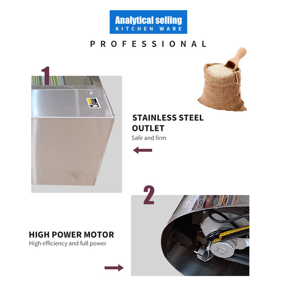 304SS Heavy Duty Commercial Rotating Vegetable Peeling Machine