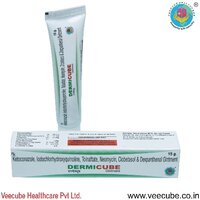 Ketoconazole Ip 20 Mg  Iodochlorhydroxyquinoline Ip 10 Mg  Tolnaflate Bp 10 Mg  Clobetasole Propionate Ip 1 Mg  Dexpenthanol Ip  0.5 Mg, In Ointment Base