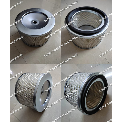 Screw Air Compressor Air Filter Element - Color: Silver