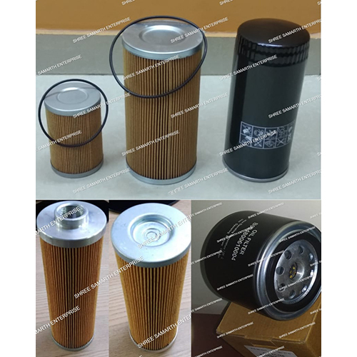 Screw Air Compressor Oil Filters - Color: Brown