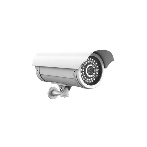 CCTV Bullet Camera - Electric Powered, Wi-Fi Enabled | Weatherproof, Outdoor Use, Sleek White Design
