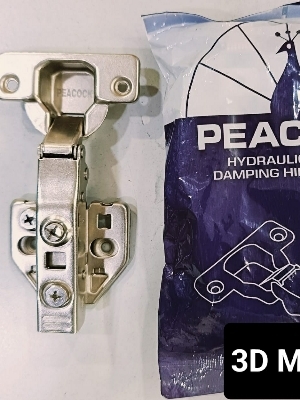 3D Hinges - Iron & MS Material | Easy to Install, Ideal for Home and Hotel Use