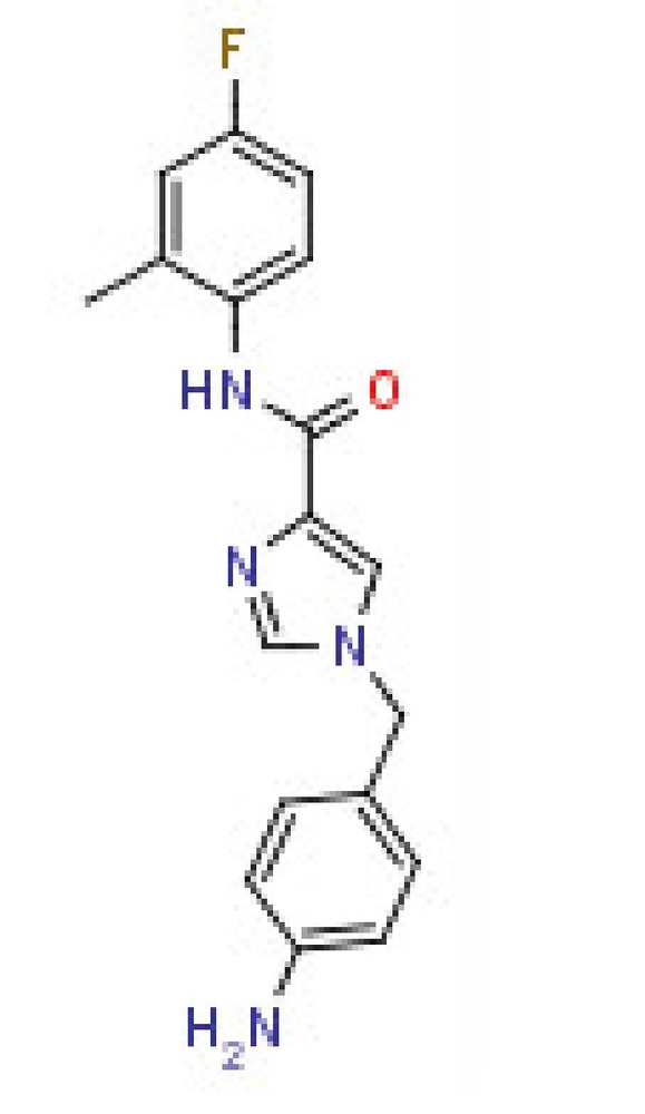 1-(4-Aminobenzyl)-n-(4-fluoro-2-methylphenyl)- 1h-imidazole-4-carboxamide