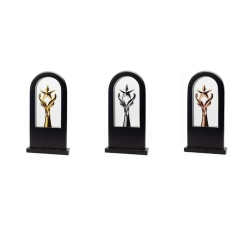 5250 Wooden Metal Trophies - Size: 5-10 Inch