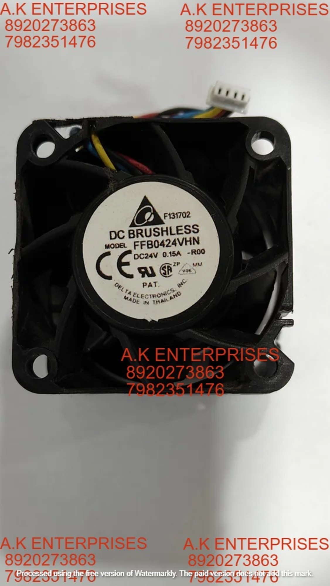 DELTA FFB0424VHN DC BRUSHLESS FOR CNC MACHINE 0.15ADC 24V