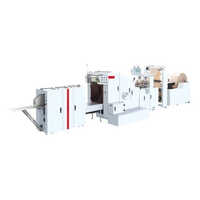 Fully Automatic Food Paper Bag Making Machine - Color: White Paint Coated