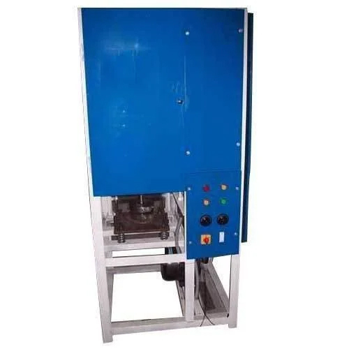 Single Die Paper Plate Making Machine - Color: Blue