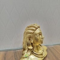 Lord Adi yogi Bust Statue- Hindu God and Destroyer of Evil - for Temple, Home/Office decor, Daily Worship Or Religious Puja Gift Item| Adiyogi Mahadev| Home Decor| Table Decor