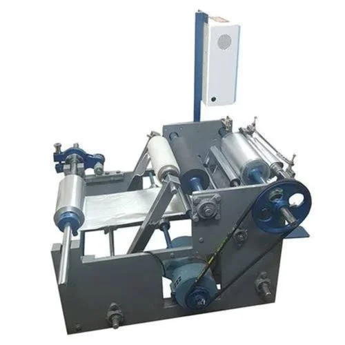 Semi Automatic Aluminium Foil Rewinding Machine